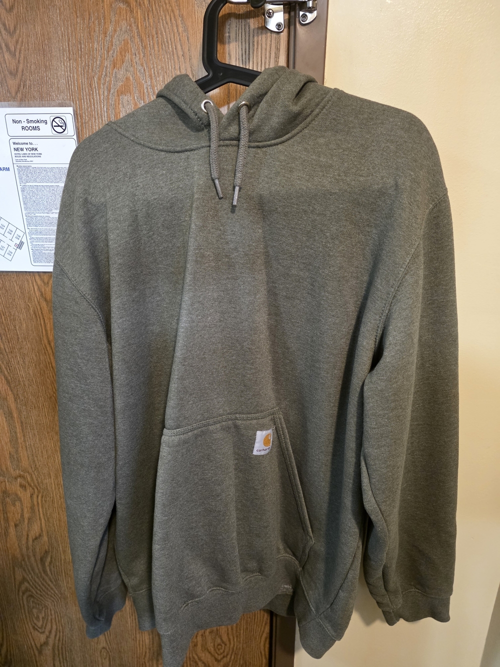 Carhartt Olive Hooded Pullover Sweatshirt